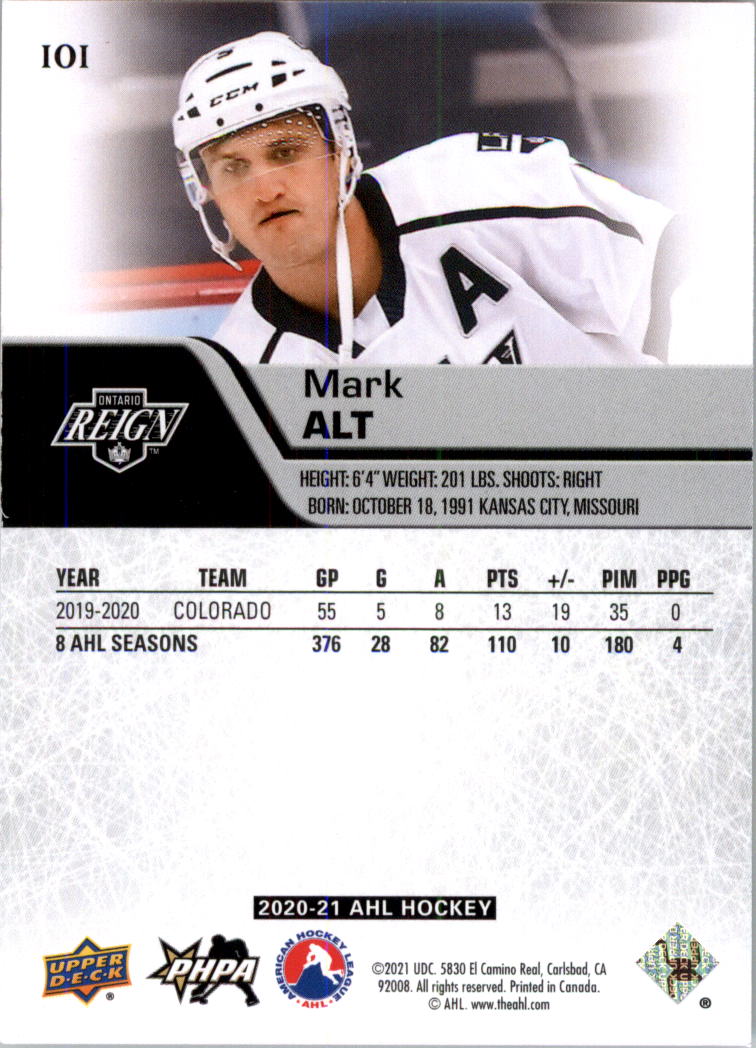 2020-21 Upper Deck AHL Hockey Card Pick - Picture 202 of 500