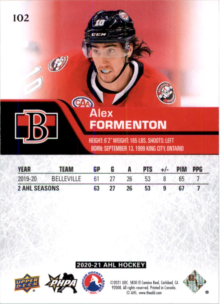 2020-21 Upper Deck AHL Hockey Card Pick - Picture 204 of 500