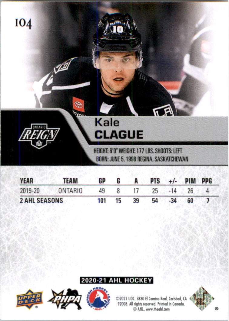 2020-21 Upper Deck AHL Hockey Card Pick - Picture 208 of 500