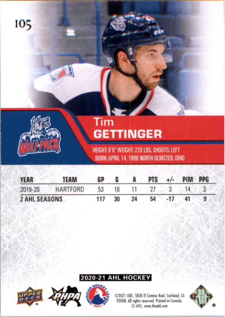2020-21 Upper Deck AHL Hockey Card Pick - Picture 210 of 500