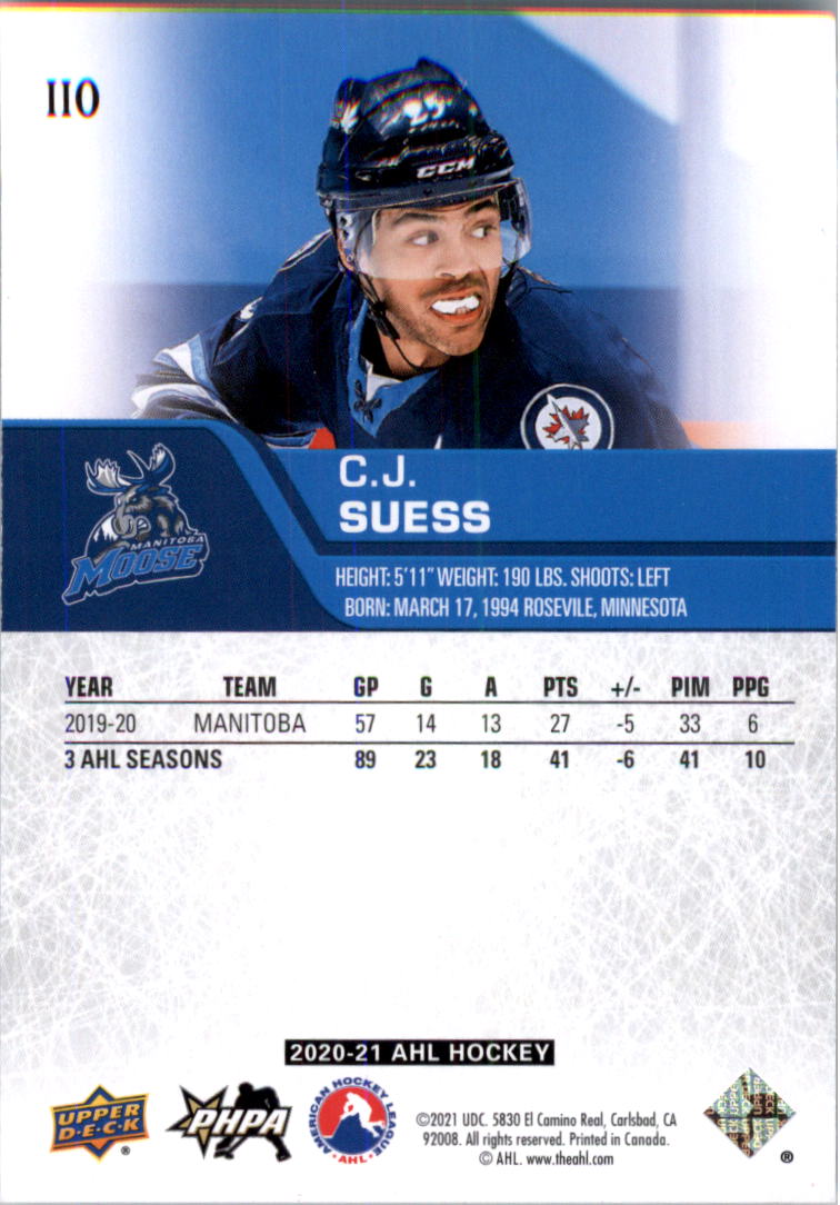 2020-21 Upper Deck AHL Hockey Card Pick - Picture 220 of 500
