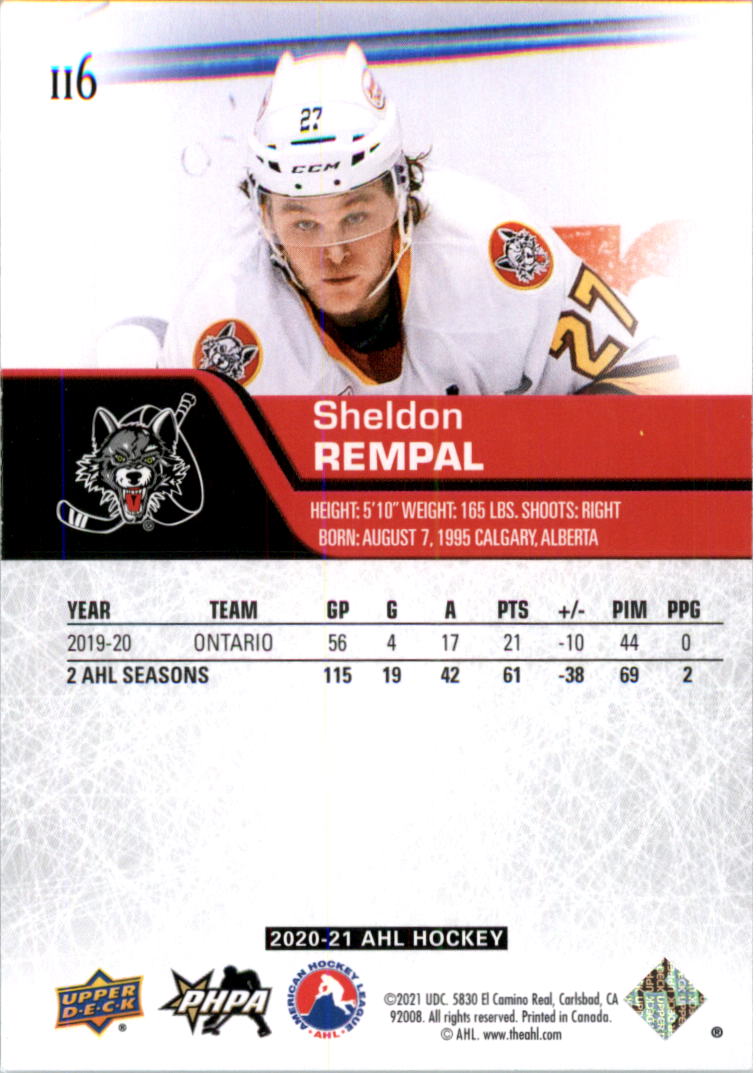 2020-21 Upper Deck AHL Hockey Card Pick - Picture 232 of 500