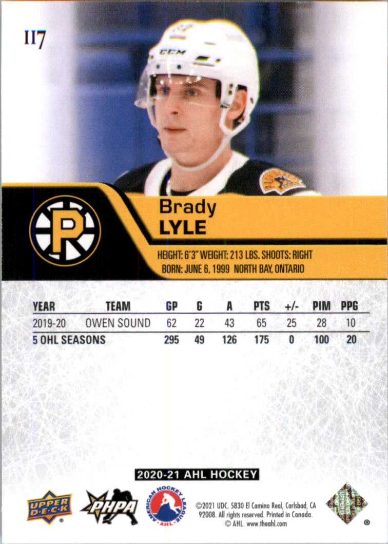 2020-21 Upper Deck AHL Hockey Card Pick - Picture 234 of 500