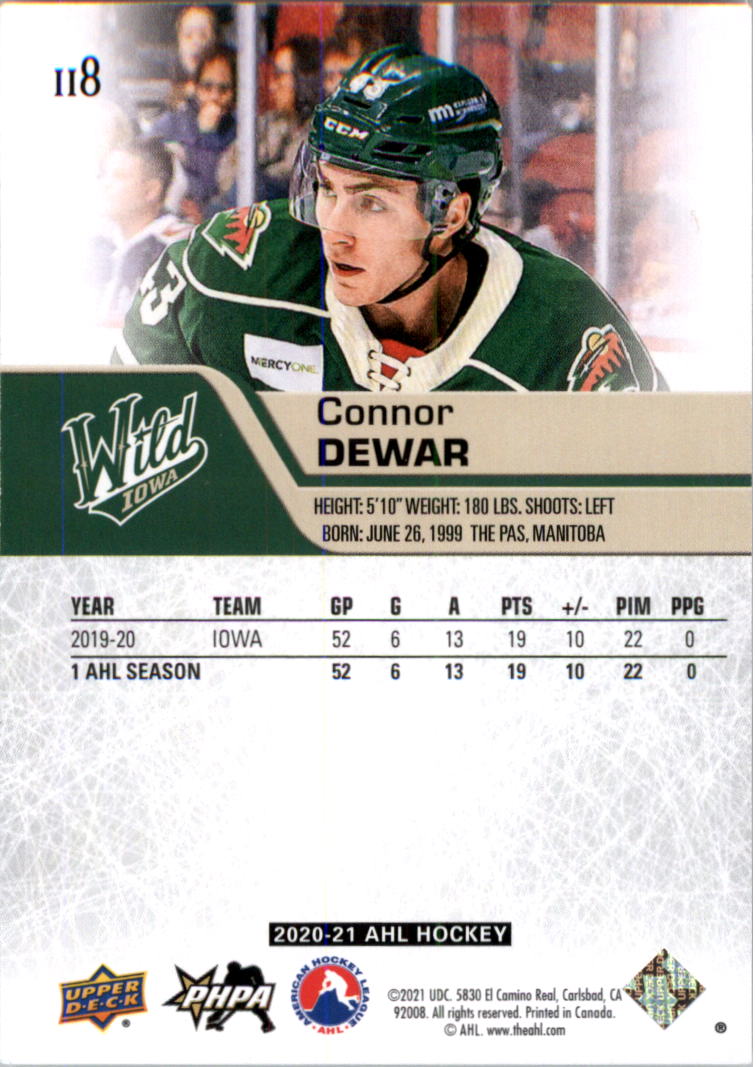 2020-21 Upper Deck AHL Hockey Card Pick - Picture 236 of 500