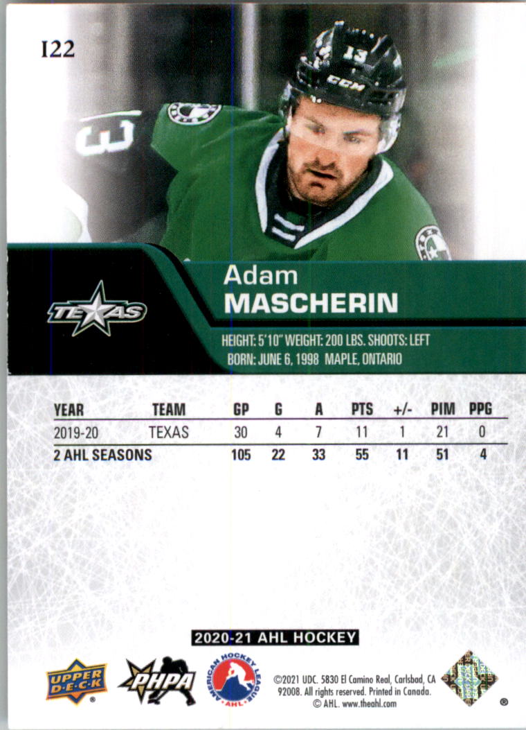 2020-21 Upper Deck AHL Hockey Card Pick - Picture 244 of 500