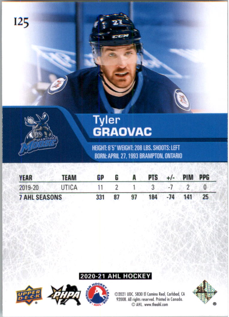 2020-21 Upper Deck AHL Hockey Card Pick - Picture 250 of 500