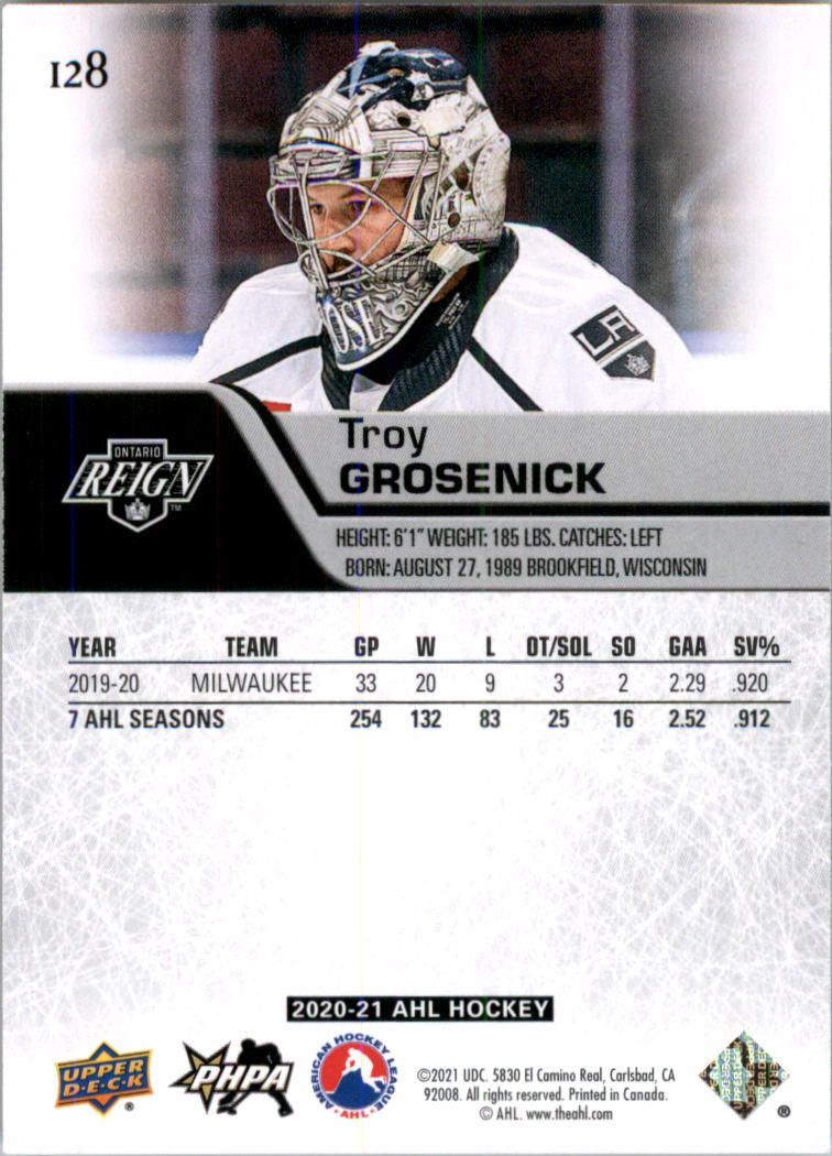 2020-21 Upper Deck AHL Hockey Card Pick - Picture 256 of 500