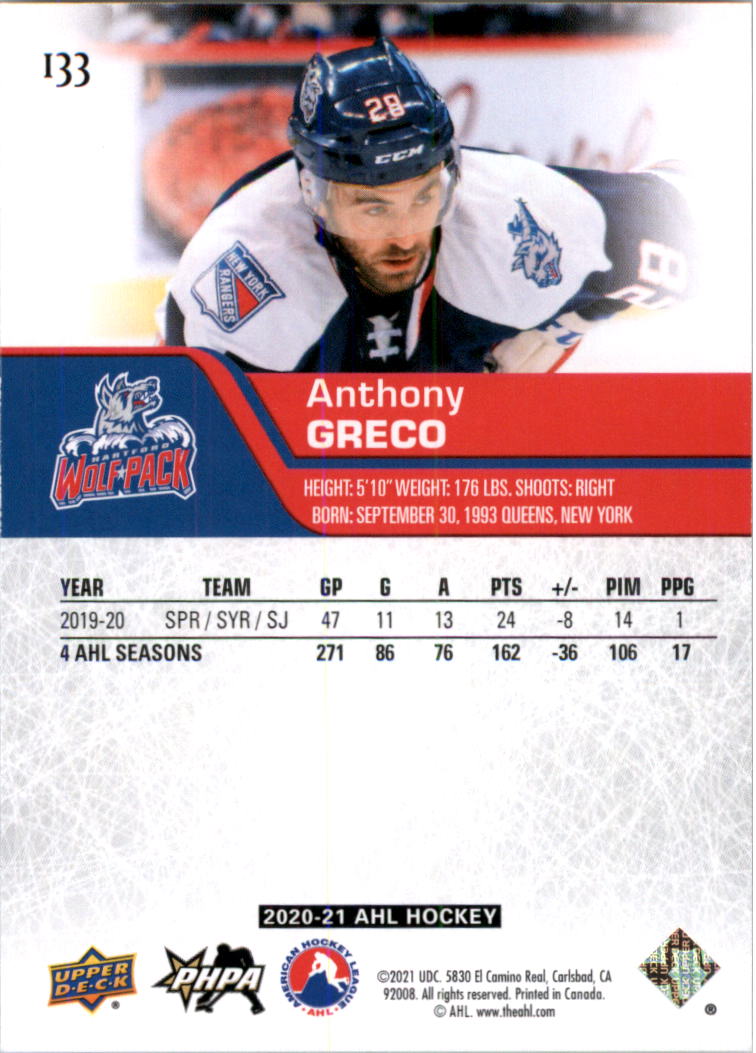 2020-21 Upper Deck AHL Hockey Card Pick - Picture 266 of 500