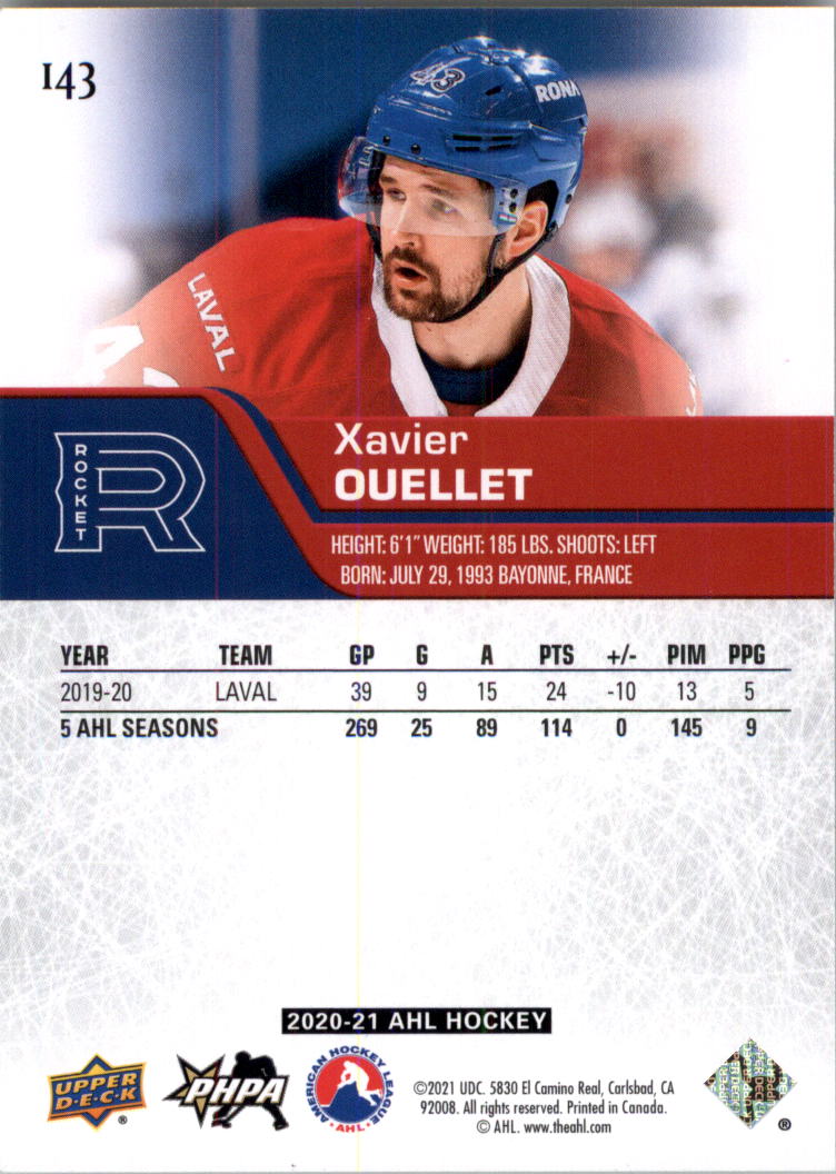 2020-21 Upper Deck AHL Hockey Card Pick - Picture 286 of 500