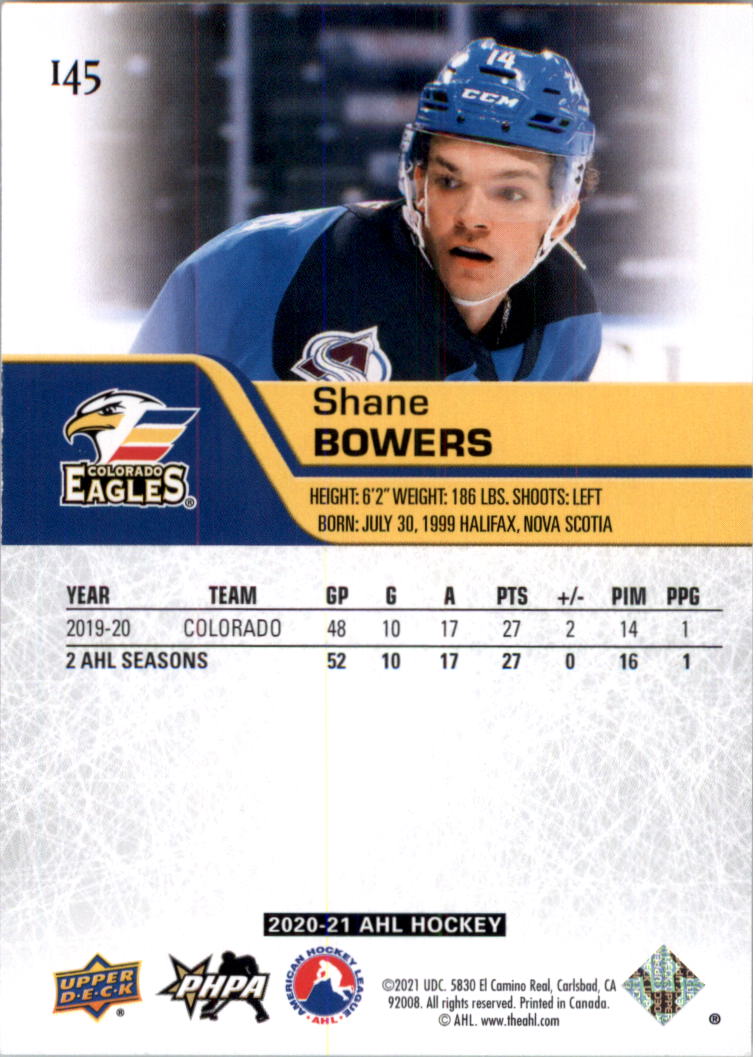 2020-21 Upper Deck AHL Hockey Card Pick - Picture 290 of 500