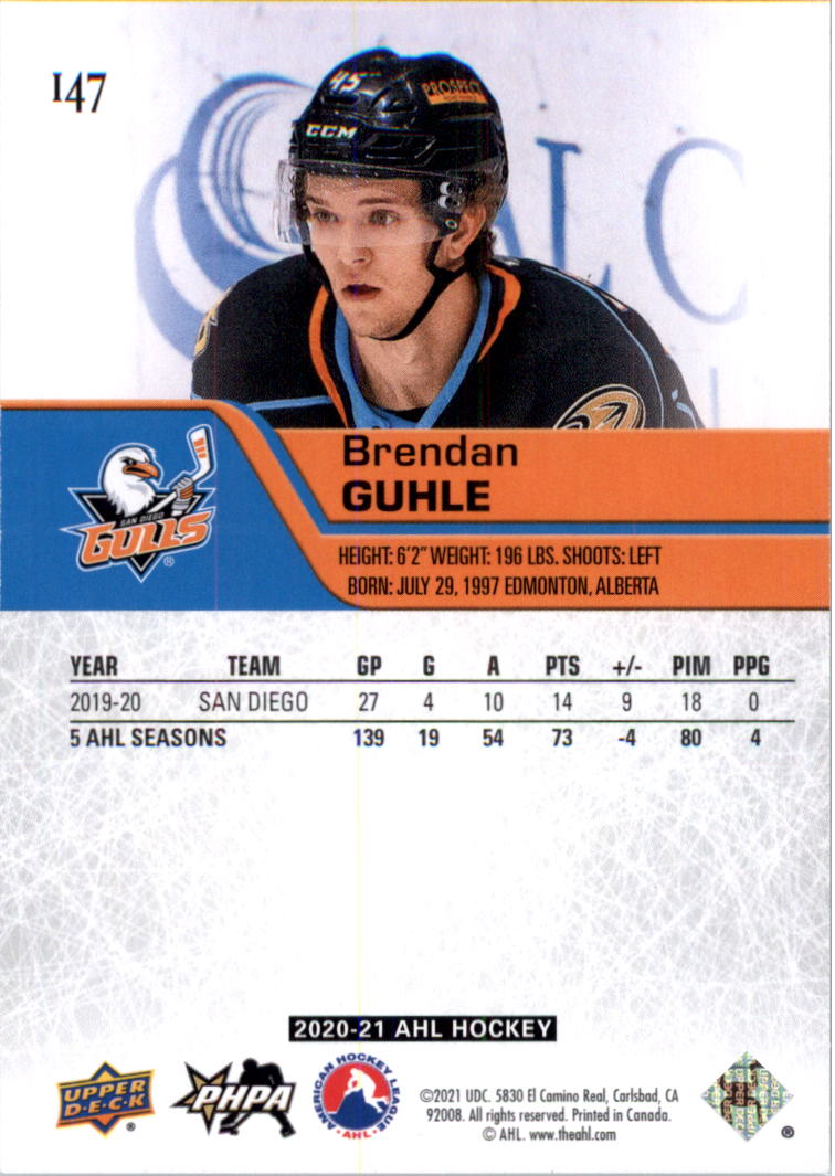 2020-21 Upper Deck AHL Hockey Card Pick - Picture 294 of 500