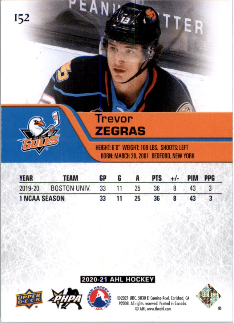 2020-21 Upper Deck AHL Hockey Card Pick - Picture 304 of 500