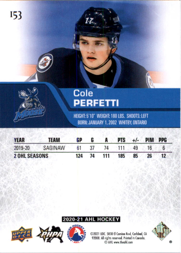 2020-21 Upper Deck AHL Hockey Card Pick - Picture 306 of 500