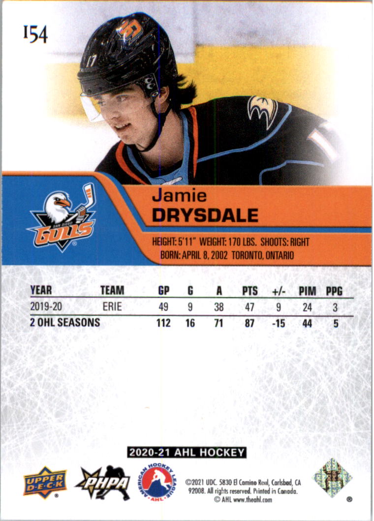 2020-21 Upper Deck AHL Hockey Card Pick - Picture 308 of 500