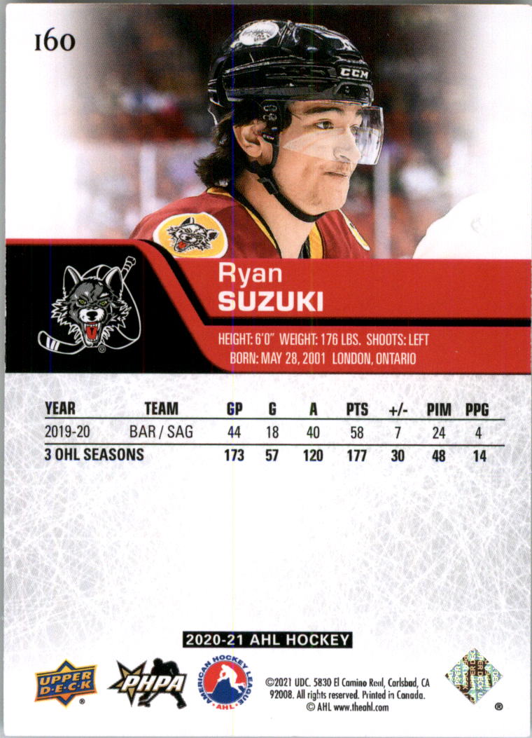 2020-21 Upper Deck AHL Hockey Card Pick - Picture 320 of 500