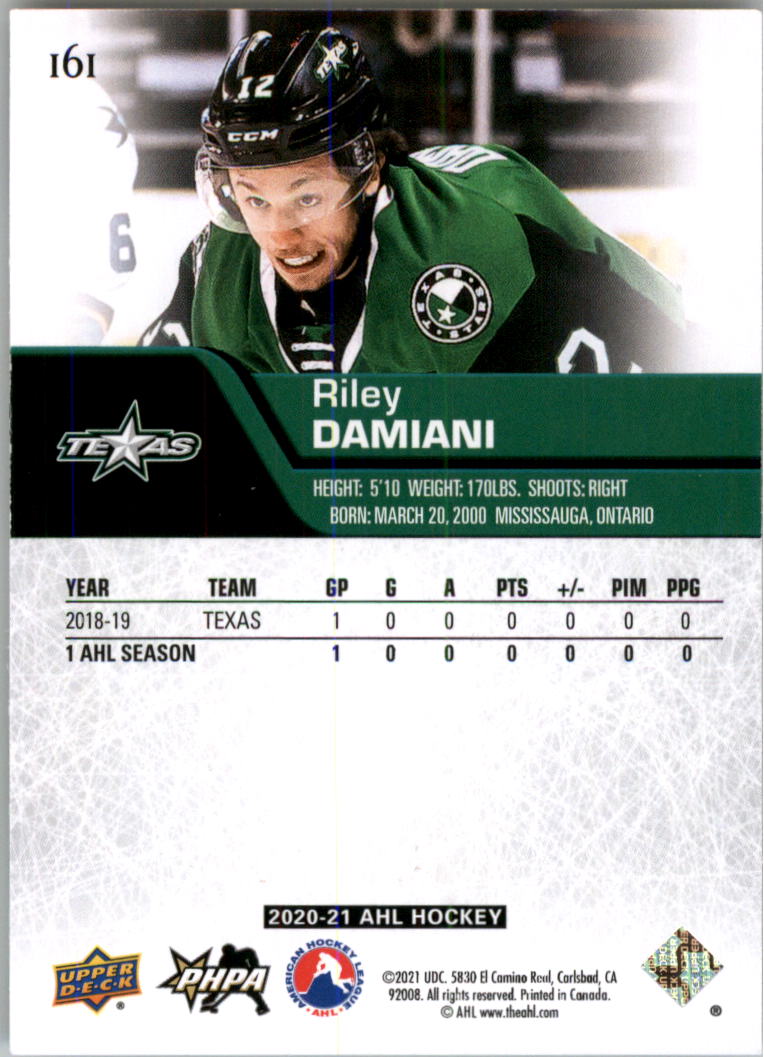 2020-21 Upper Deck AHL Hockey Card Pick - Picture 322 of 500