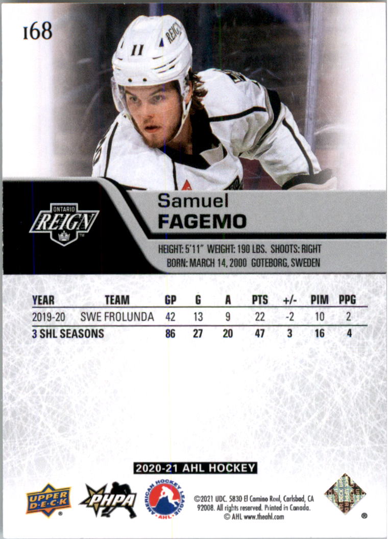 2020-21 Upper Deck AHL Hockey Card Pick - Picture 336 of 500