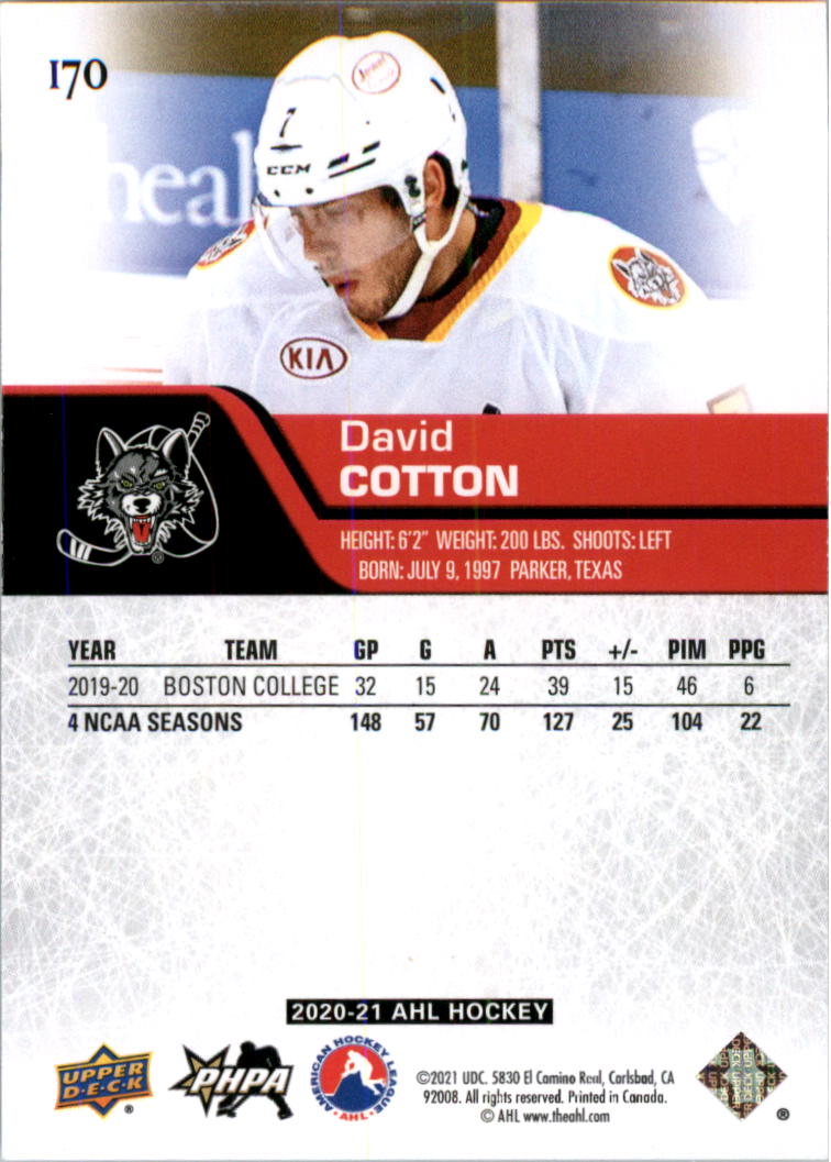 2020-21 Upper Deck AHL Hockey Card Pick - Picture 340 of 500