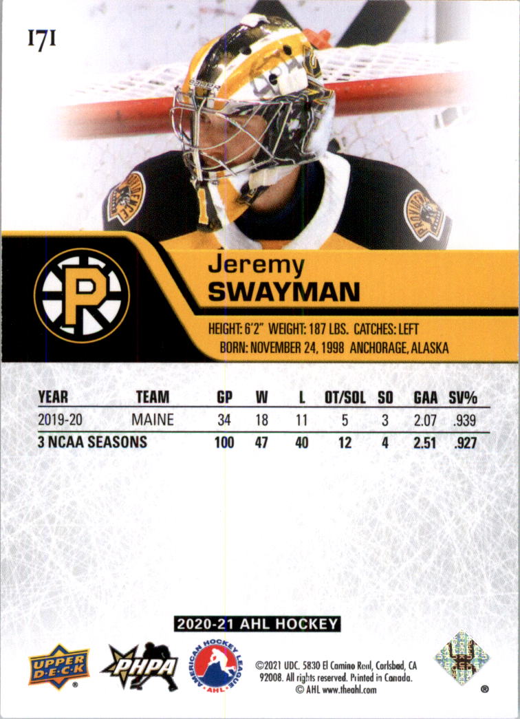 2020-21 Upper Deck AHL Hockey Card Pick - Picture 342 of 500