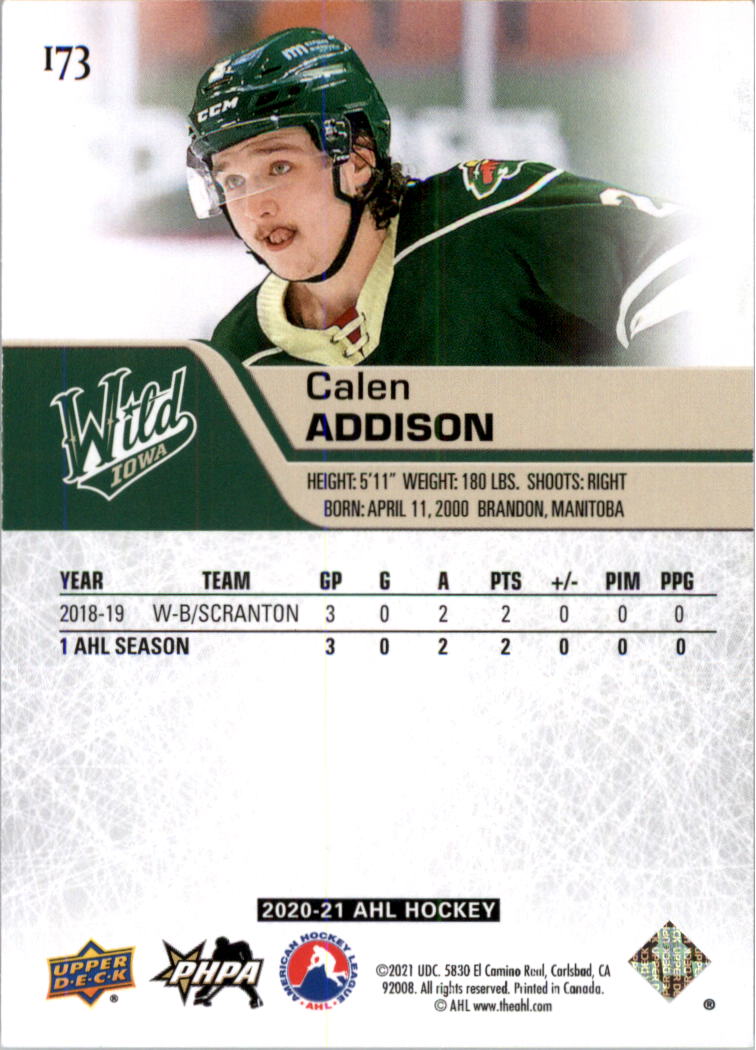 2020-21 Upper Deck AHL Hockey Card Pick - Picture 346 of 500