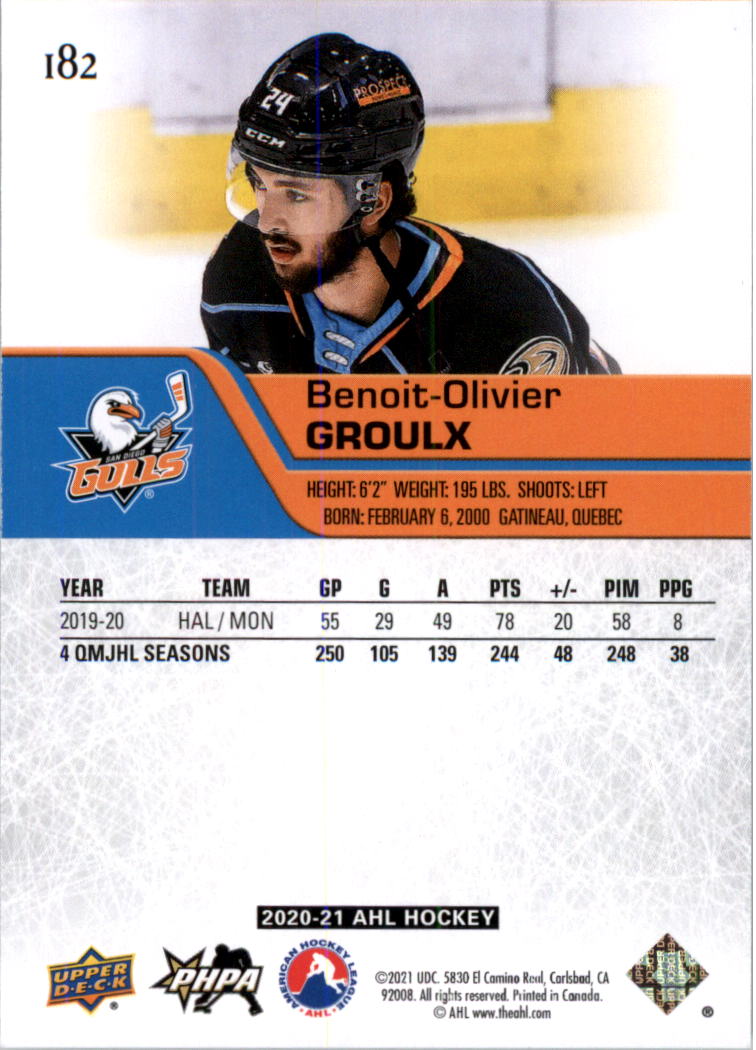 2020-21 Upper Deck AHL Hockey Card Pick - Picture 364 of 500