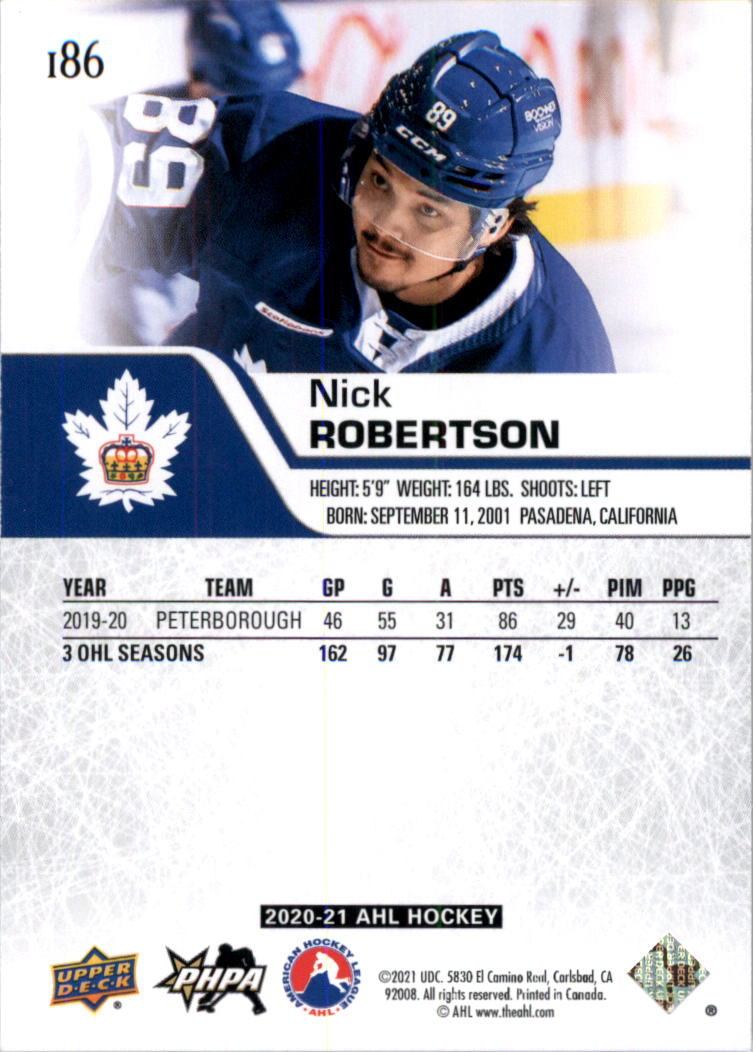 2020-21 Upper Deck AHL Hockey Card Pick - Picture 372 of 500