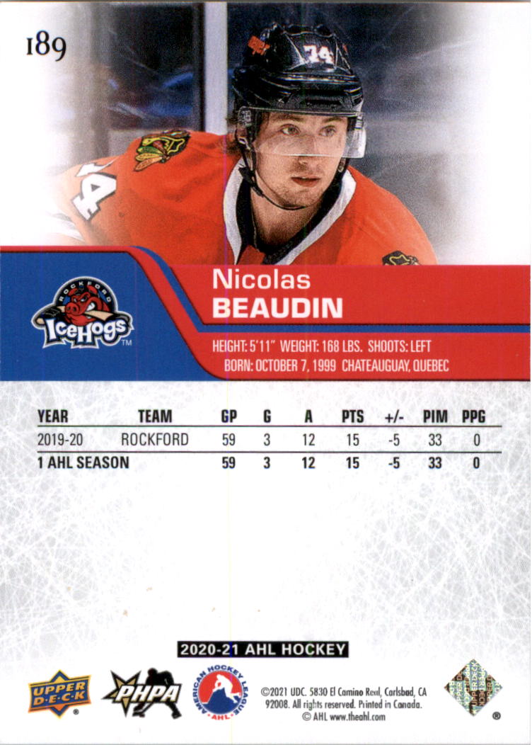 2020-21 Upper Deck AHL Hockey Card Pick - Picture 378 of 500