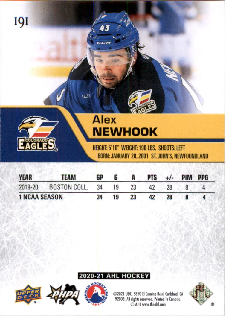 2020-21 Upper Deck AHL Hockey Card Pick - Picture 382 of 500