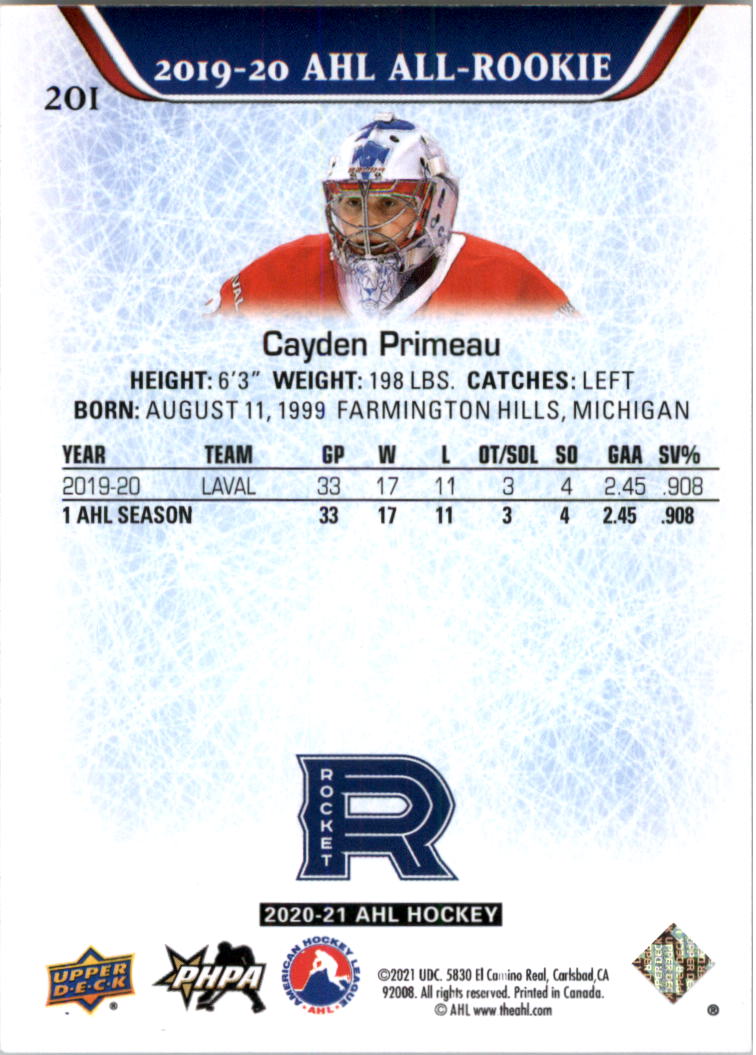 2020-21 Upper Deck AHL Hockey Card Pick - Picture 402 of 500