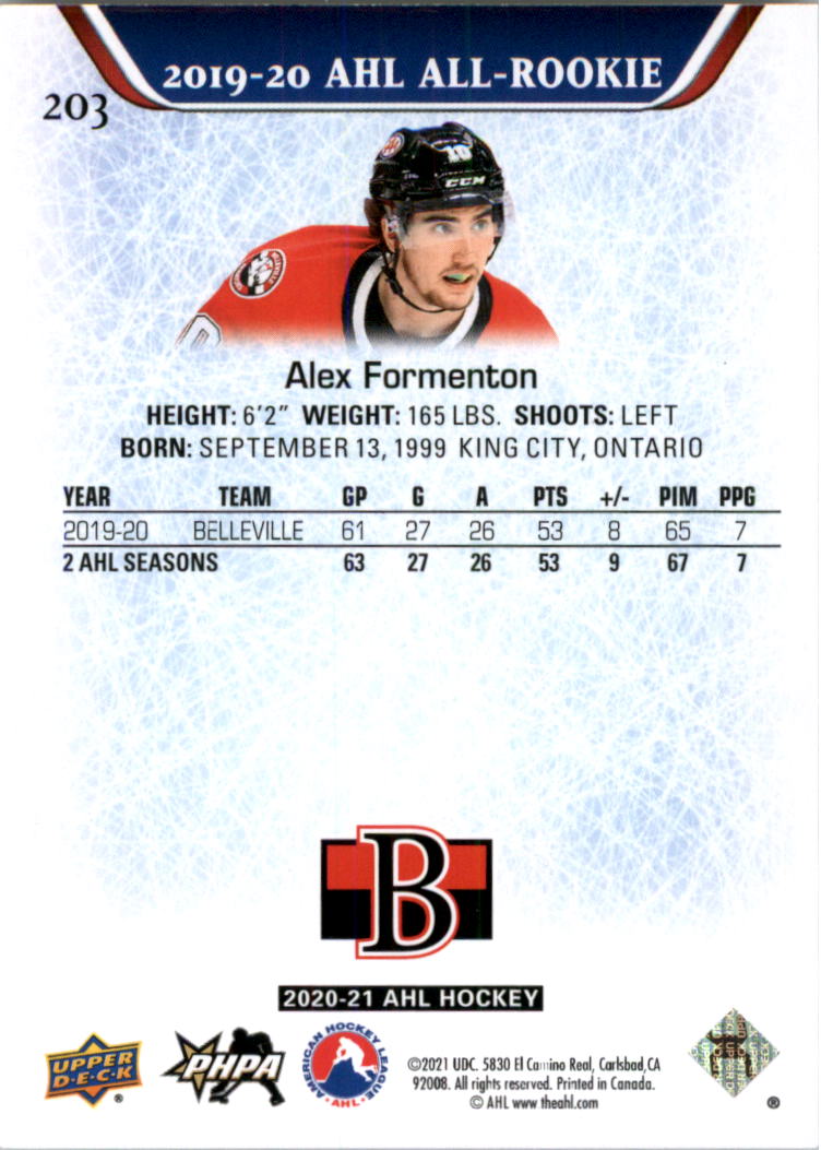 2020-21 Upper Deck AHL Hockey Card Pick - Picture 406 of 500