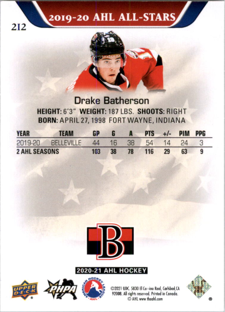 2020-21 Upper Deck AHL Hockey Card Pick - Picture 424 of 500