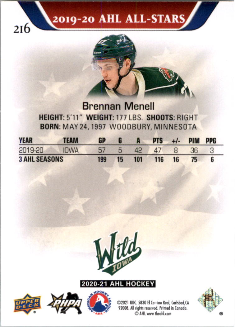 2020-21 Upper Deck AHL Hockey Card Pick - Picture 432 of 500