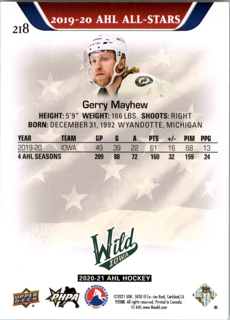 2020-21 Upper Deck AHL Hockey Card Pick - Picture 436 of 500