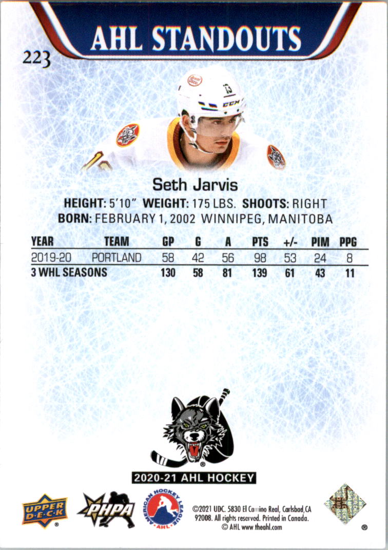 2020-21 Upper Deck AHL Hockey Card Pick - Picture 446 of 500