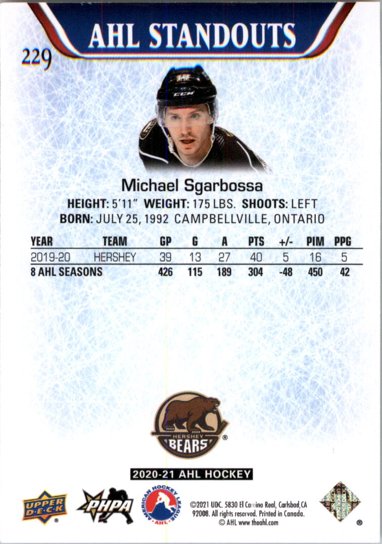 2020-21 Upper Deck AHL Hockey Card Pick - Picture 458 of 500