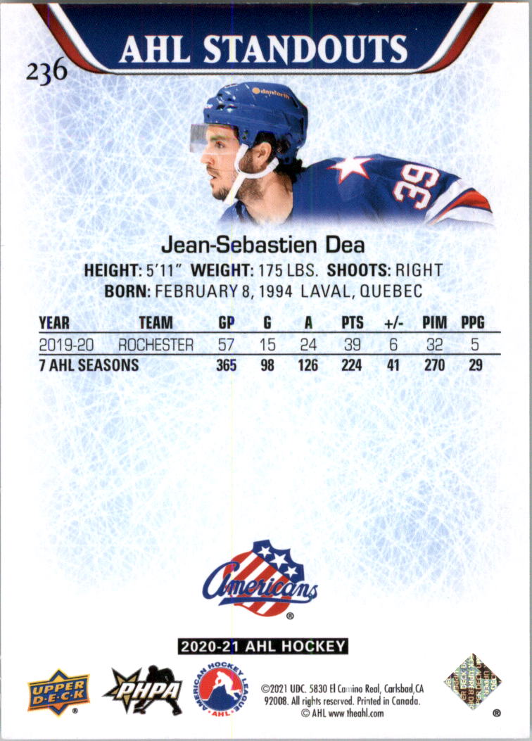 2020-21 Upper Deck AHL Hockey Card Pick - Picture 472 of 500