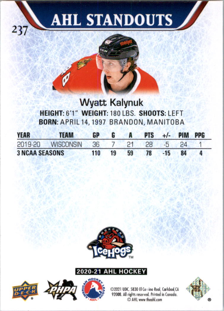 2020-21 Upper Deck AHL Hockey Card Pick - Picture 474 of 500