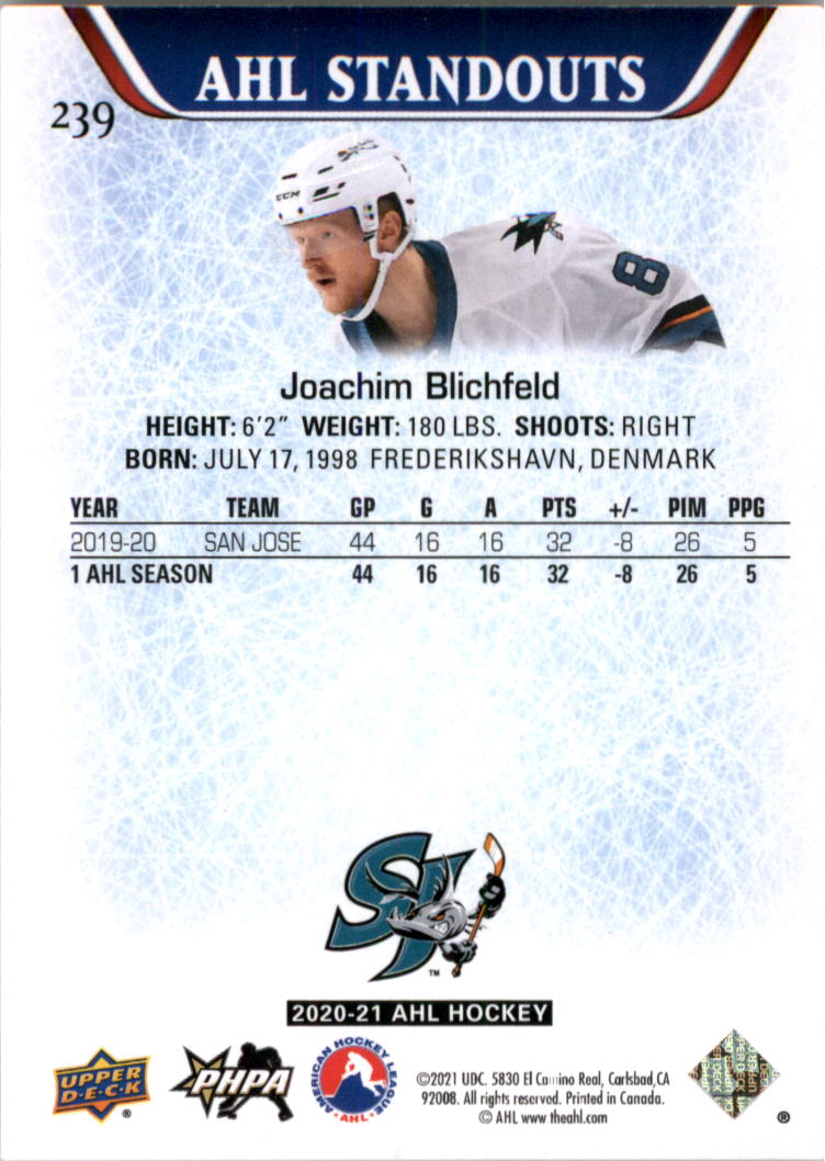 2020-21 Upper Deck AHL Hockey Card Pick - Picture 478 of 500