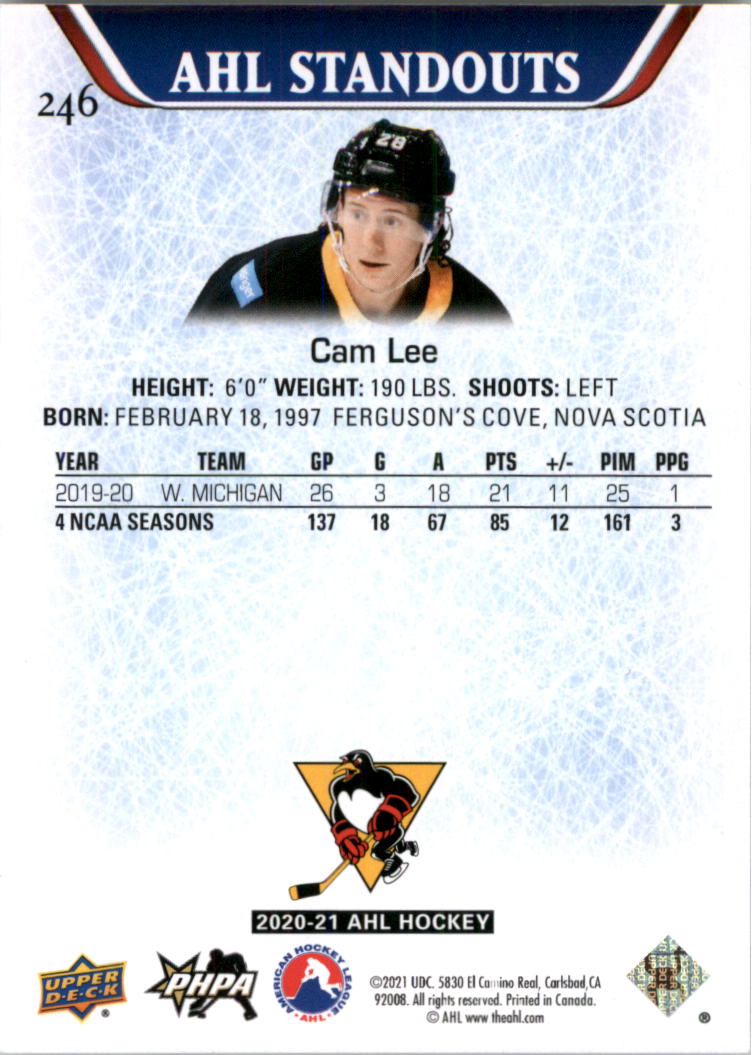 2020-21 Upper Deck AHL Hockey Card Pick - Picture 492 of 500