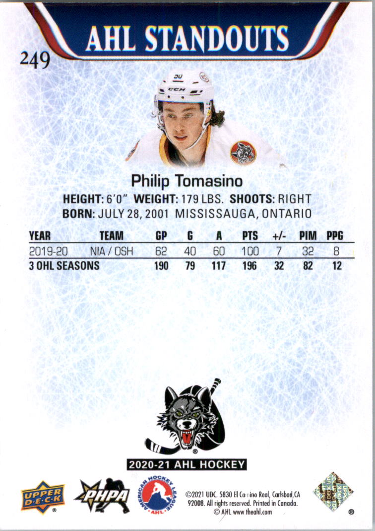 2020-21 Upper Deck AHL Hockey Card Pick - Picture 498 of 500