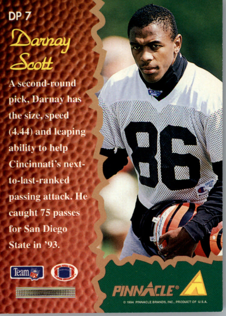 1994 Pinnacle Football "Draft Pinnacle" Insert and Dufex Parallel Cards - Picture 7 of 25
