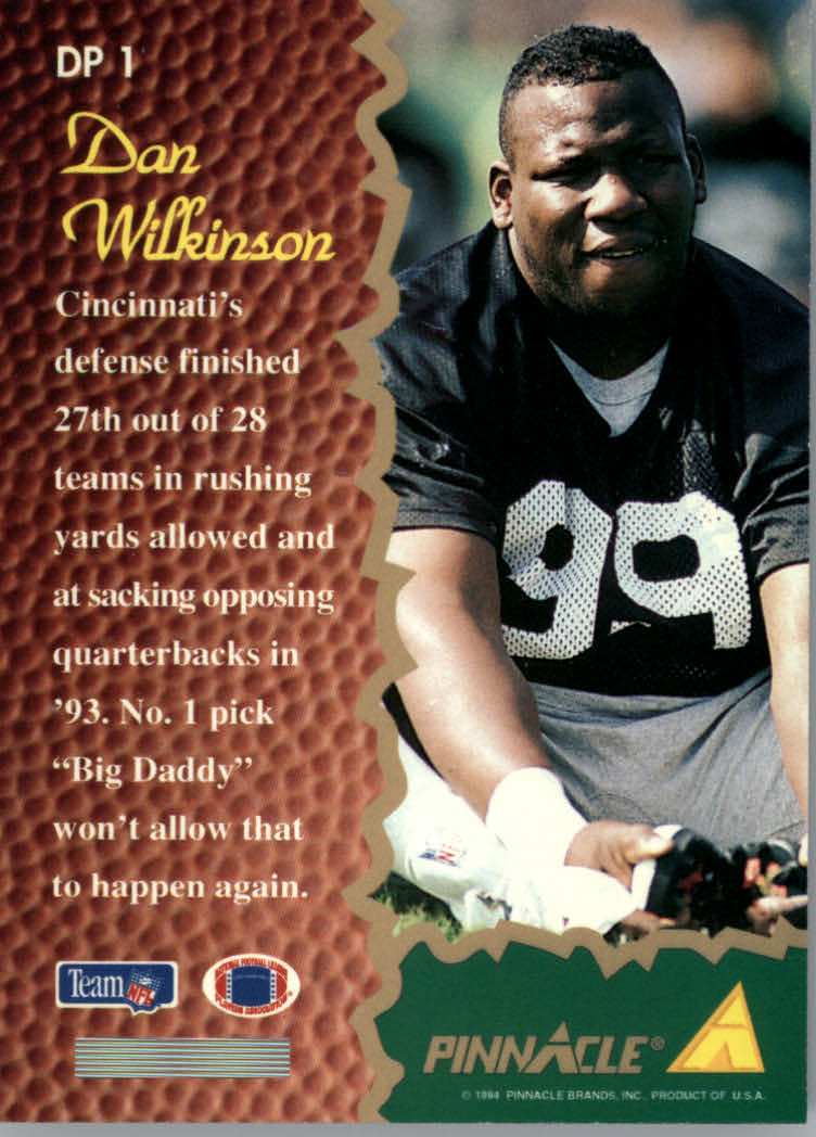 1994 Pinnacle Football "Draft Pinnacle" Insert and Dufex Parallel Cards - Picture 9 of 25