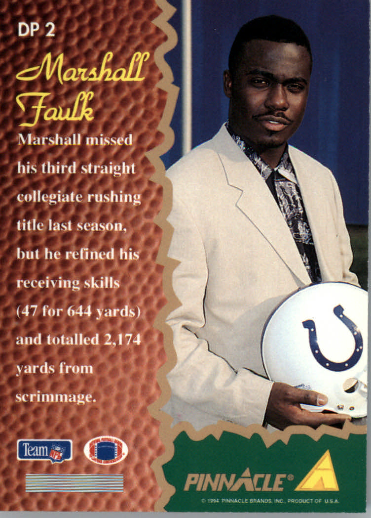 1994 Pinnacle Football "Draft Pinnacle" Insert and Dufex Parallel Cards - Picture 11 of 25