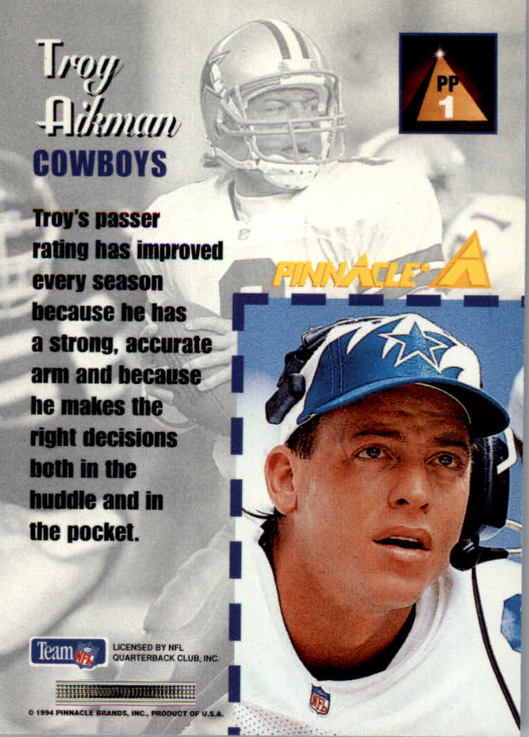 1994 Pinnacle Football "Performers" Insert Cards - Picture 3 of 29