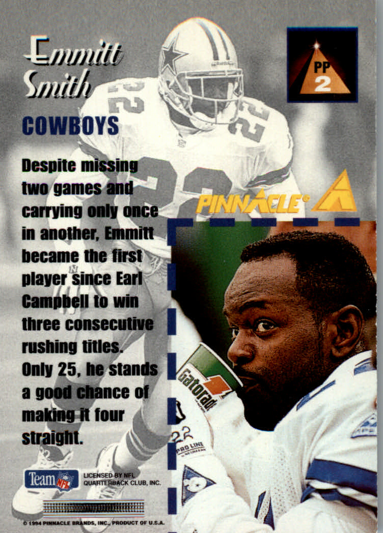 1994 Pinnacle Football "Performers" Insert Cards - Picture 5 of 29