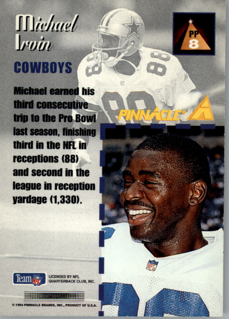 1994 Pinnacle Football "Performers" Insert Cards - Picture 13 of 29