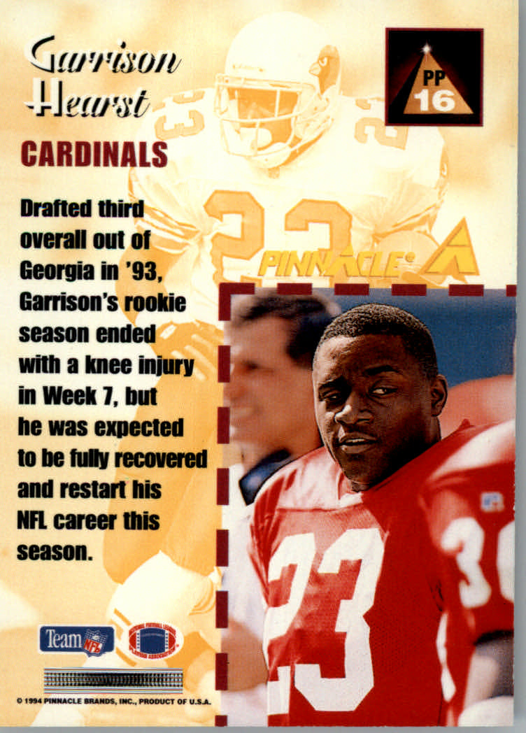 1994 Pinnacle Football "Performers" Insert Cards - Picture 25 of 29