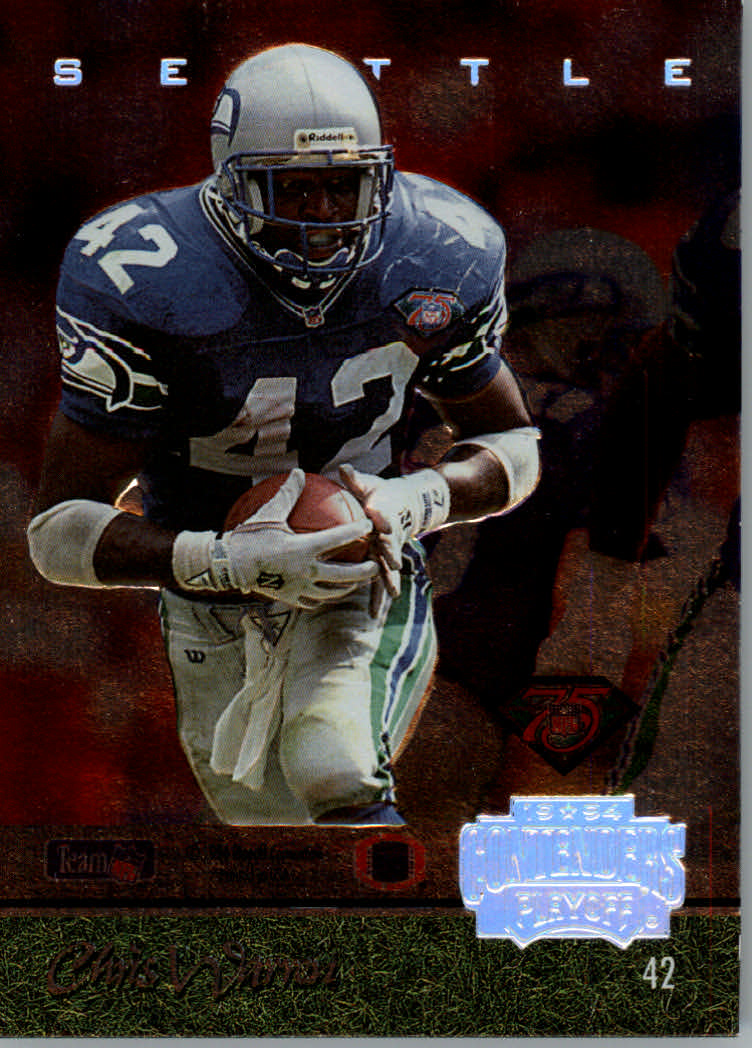 Tarjetas insertadas "back-to-back" de fútbol americano Playoff Contenders 1994 - Imagen 5 de 5