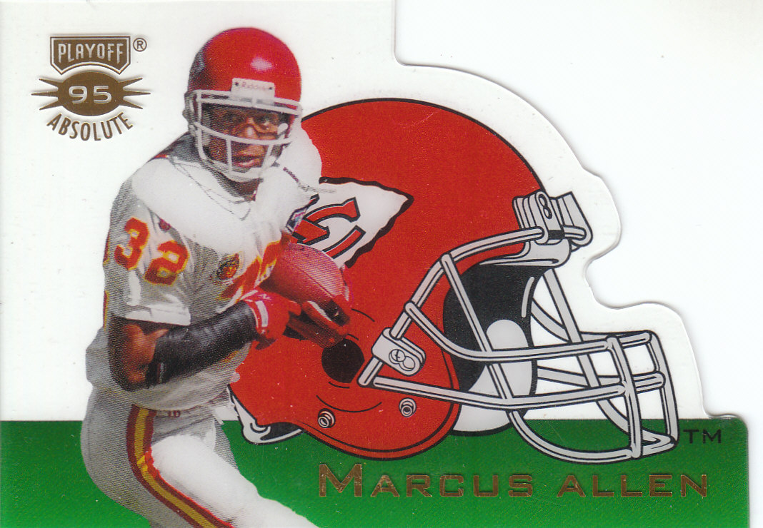 1995 Playoff Absolute Die-Cut Helmet Marcus Allen #HDC8 HOF 