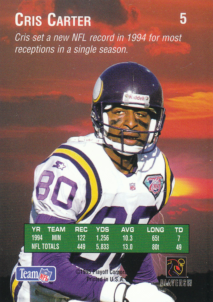 1995 Absolute (Playoff) "Pigskin Previews" Insert Cards - Bild 5 von 9